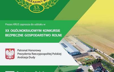 Zdjęcie do Konkurs dla rolnik&oacute;w - Bezpieczne Gospodarstwo Rolne 
