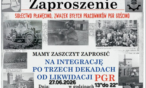 Zdjęcie do Pławęcino zaprasza na wyjątkowe spotkanie po latach