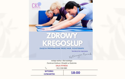 Zdjęcie do Zdrowy kręgosłup 